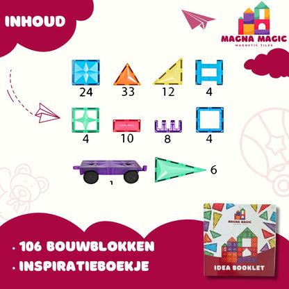 MagnaMagic 106-delige Bouwset